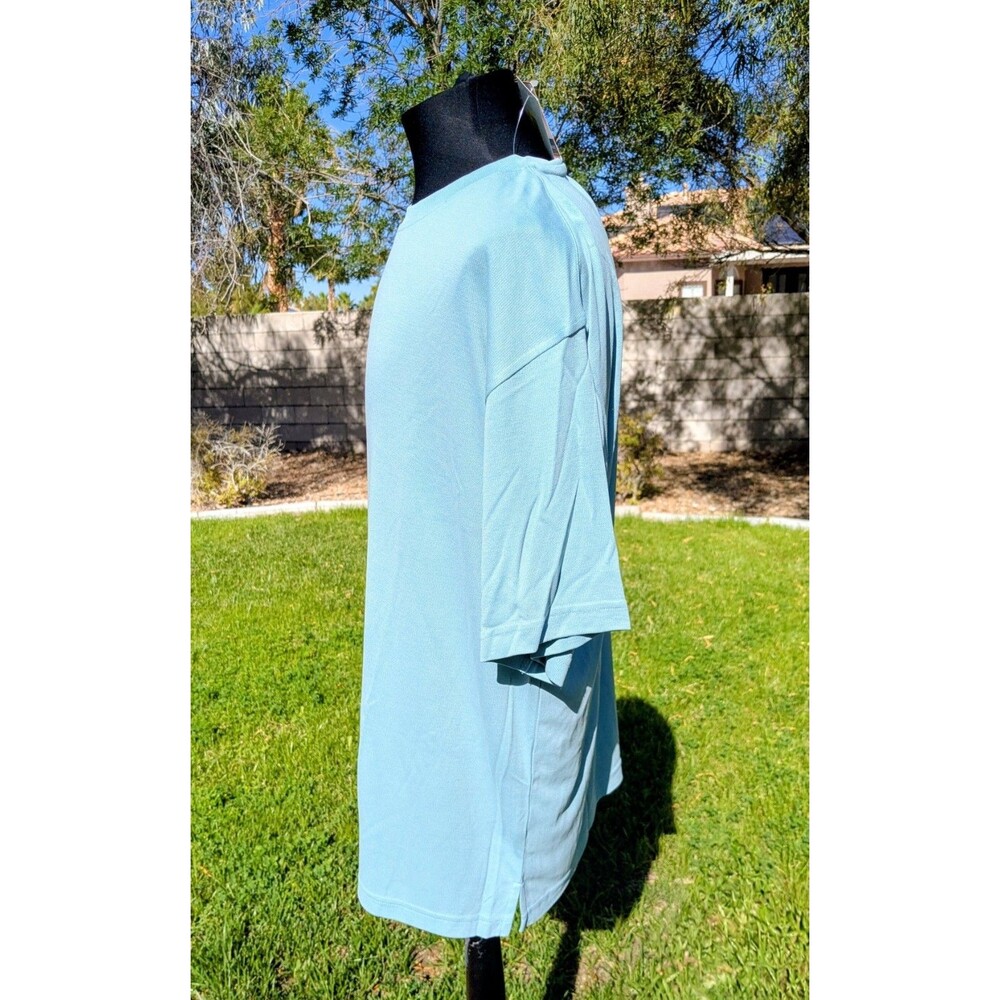 Burma Bibas Aqua Cool Comfort Technology Medium S/S Pullover Korea Shirt Top NWT - Picture 3 of 6